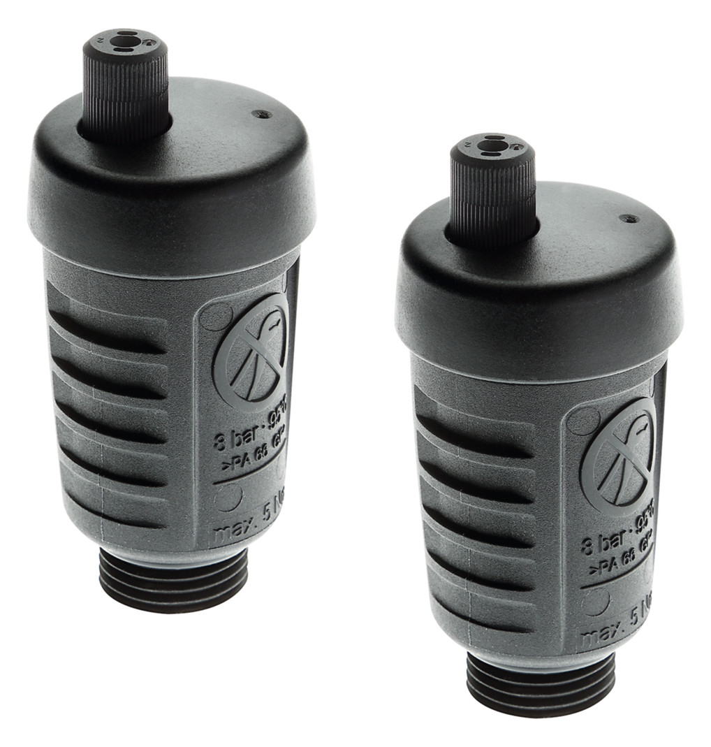 TECEfloor Schnellentlüfter-Set G 1/2'' für Edelstahl Heizkreisverteiler 77300001 - Bild 1