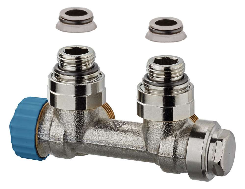 Heimeier Multilux 1-Rohr-Thermostat-Ventilunterteil DN 20 Eckform IG 1/2'' 3855-02.000 - Bild 1