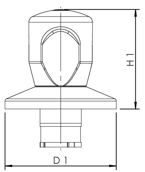 KEMPER FM-Set Griffeinheit für UP-PLUS und CLASSIC Absperr-WZ-Kombis DN15 verchromt - Bild 2