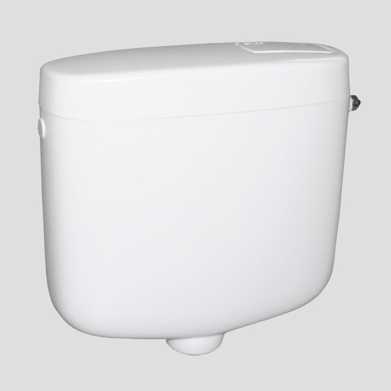 SANIT Spülkasten 936 (6 Liter) tiefhängend mit Eckventil und Start-Stopp-Technik, weiß - Bild 1