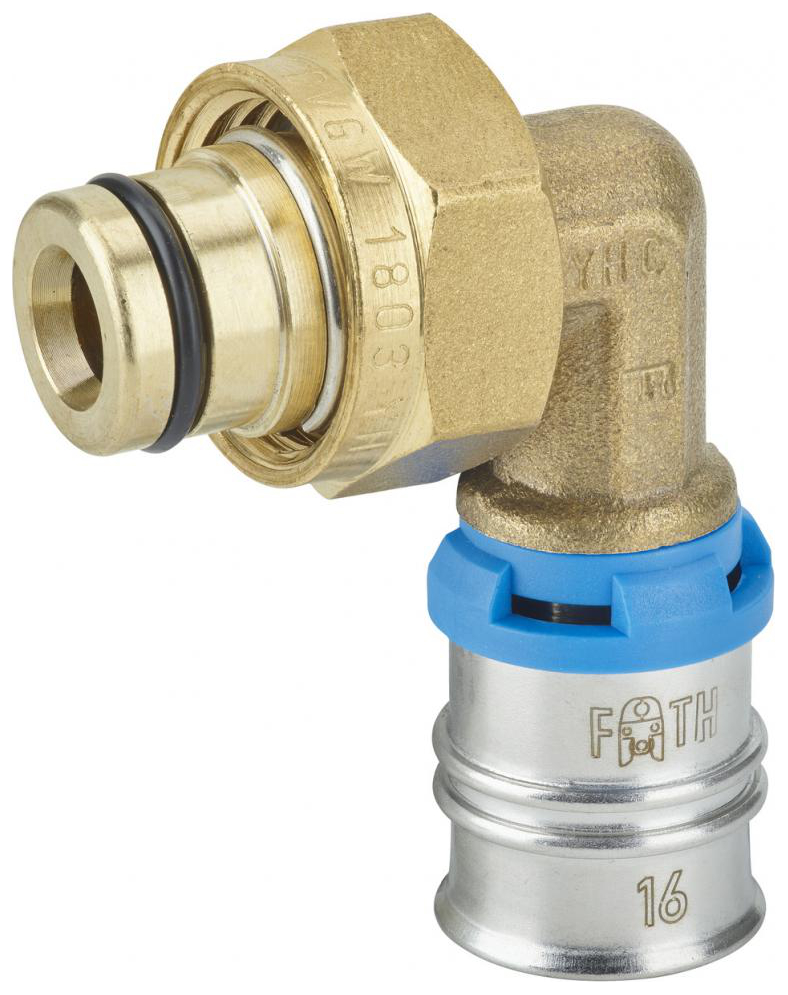 CONEL Connect MV2 FIX Übergangswinkel für Geberit 16 mm x 1/2'' IG - Bild 1