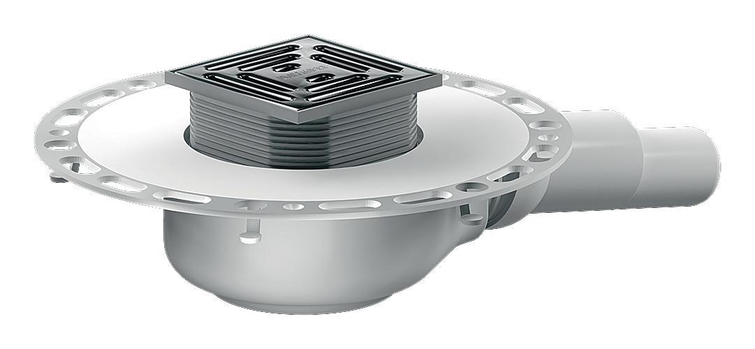 Bodenablauf TistoPlan K10 DN 40/50 BH 78mm Edelstahl-Rost 95x95mm Kl. K3 - Bild 1