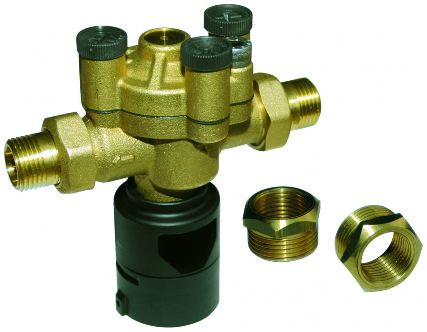 Grünbeck Euro-Systemtrenner GENO-DK 2-Mini, 1/2'' und 3/4'' Baulänge 130 mm 133100 - Bild 1