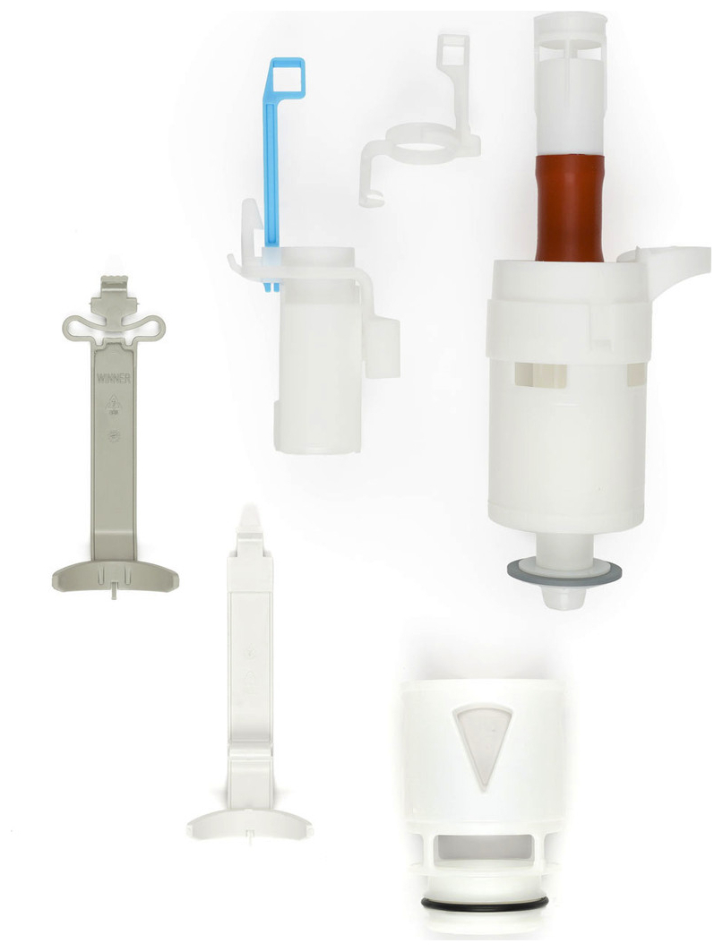MEPA Ablaufventil-Set 590299 für UP-Spülkasten Sanicontrol Typ A21