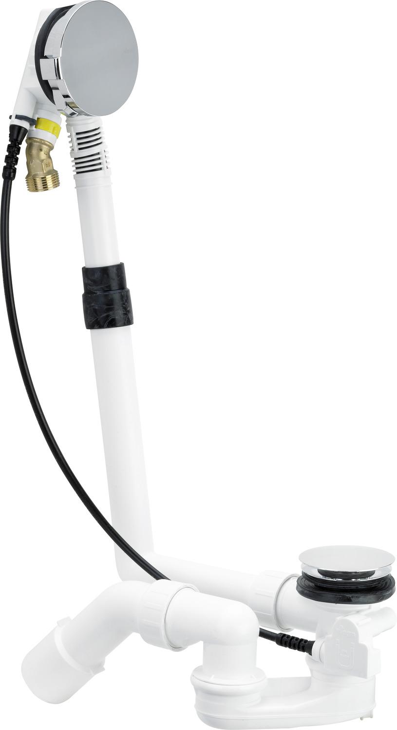 Viega Multiplex Trio Ab-/Überlaufgarnitur flach 6161.50 mit Farbset Visign MT5 verchromt 727734 - Bild 1