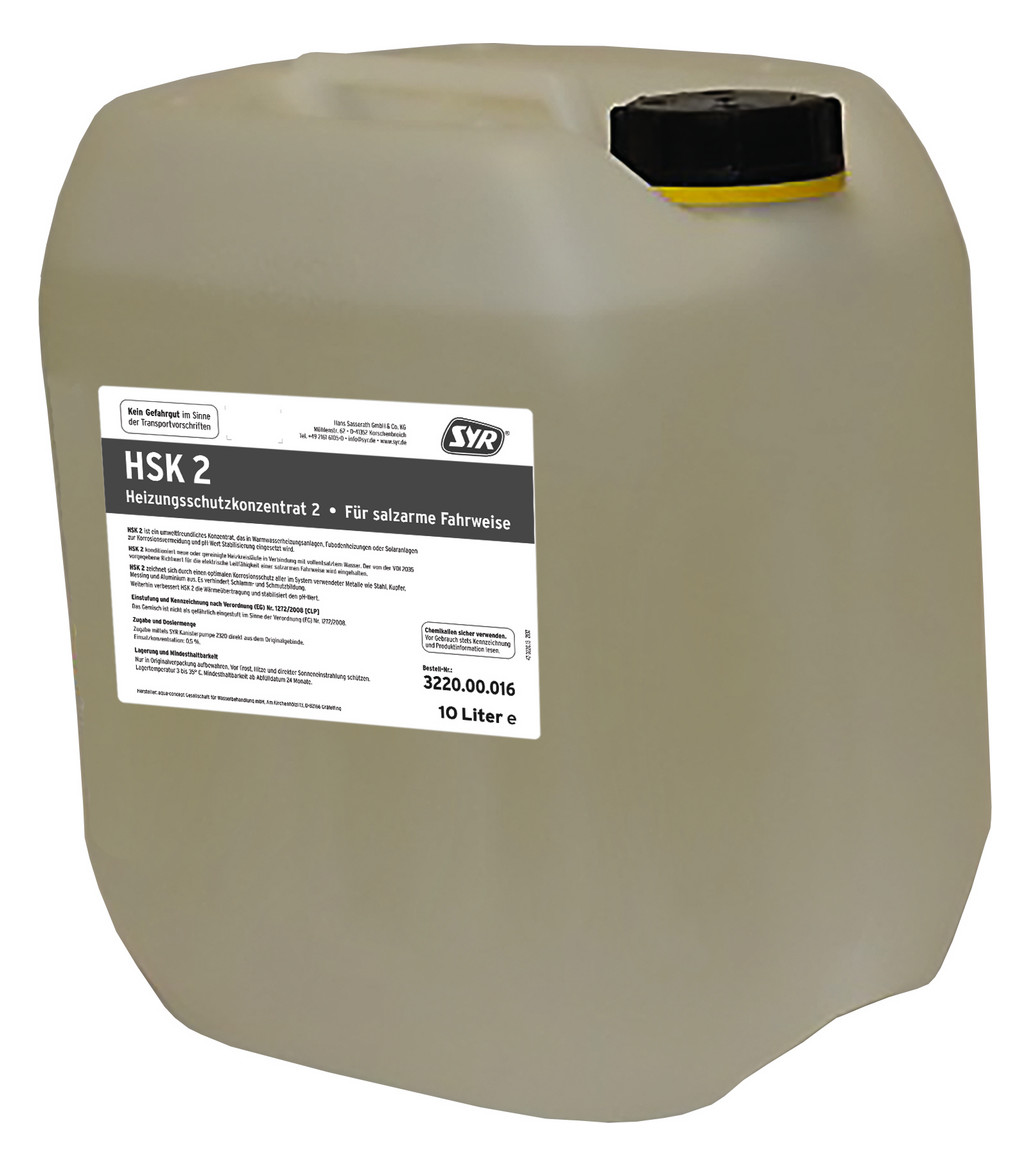 SYR Heizungsschutzkonzentrat HSK 2, Kanister 10 Liter coracon VE 9, 3220.00.016 - Bild 1