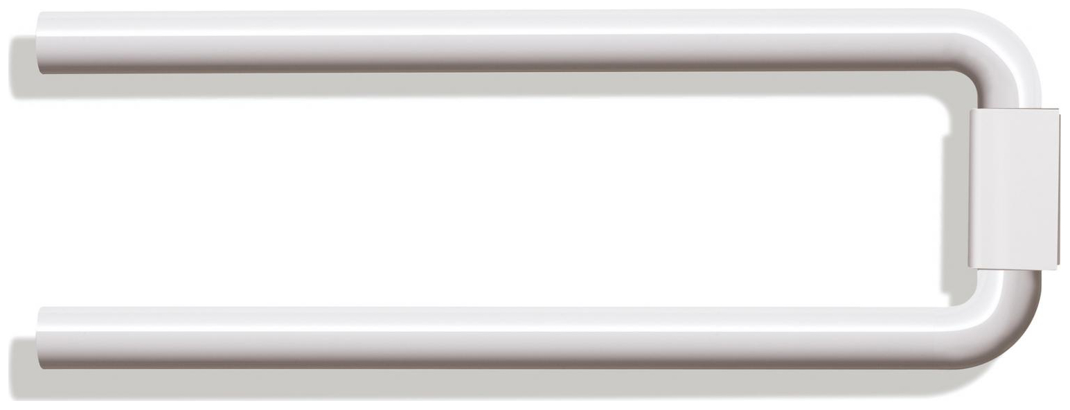 HEWI Serie 477 Handtuchhalter zweiarmig reinweiß 477.09.100.99 - Bild 1