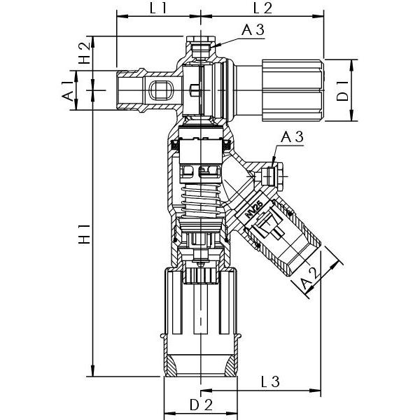 KEMPER Systemtrenner-Auslaufventil FK-4 BA 3/4'' AG aus Rotguss 3670102000 - Bild 2