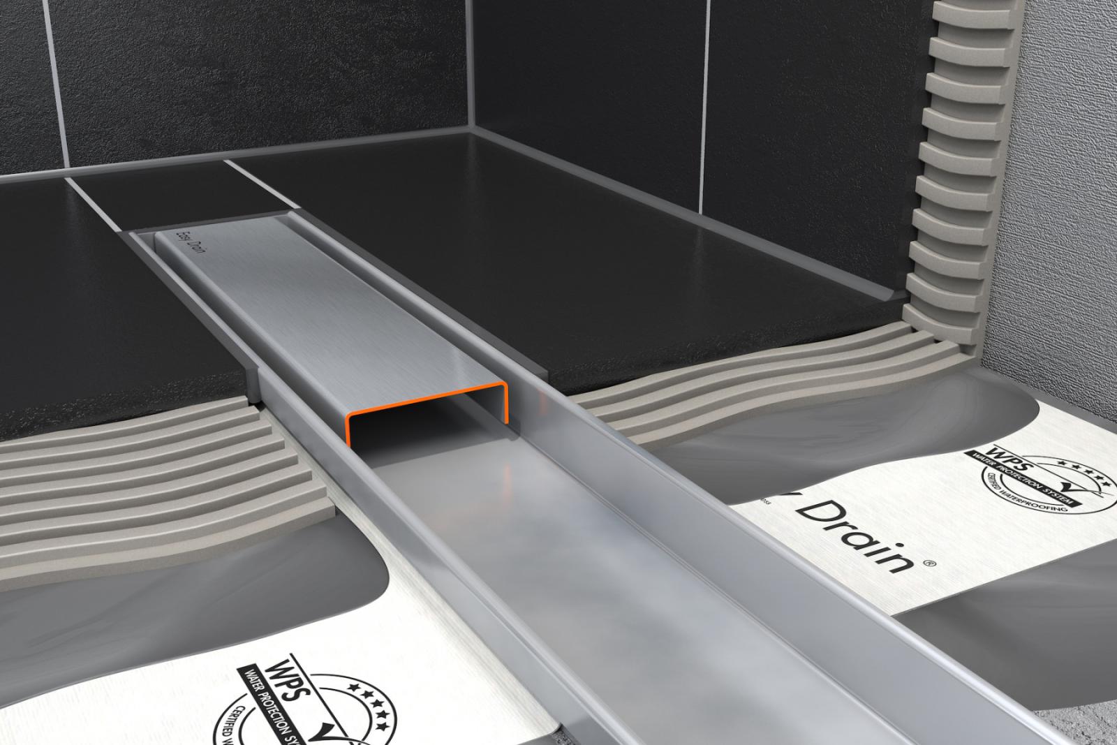 ESS Duschrinne Easy Drain Compact 30 FF 900 mm Edelstahl Abdeckung Zero gebürstet EDCOMFFZ 900-30 - Bild 3