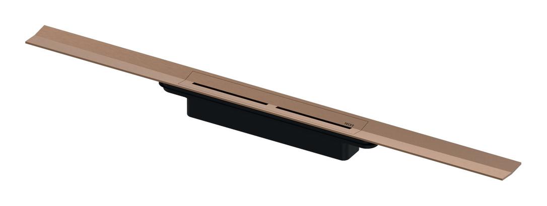 TECEdrainprofile Duschprofil 900 mm Edelstahl, Brushed Red Gold / Rotgold gebürstet 670903 - Bild 1