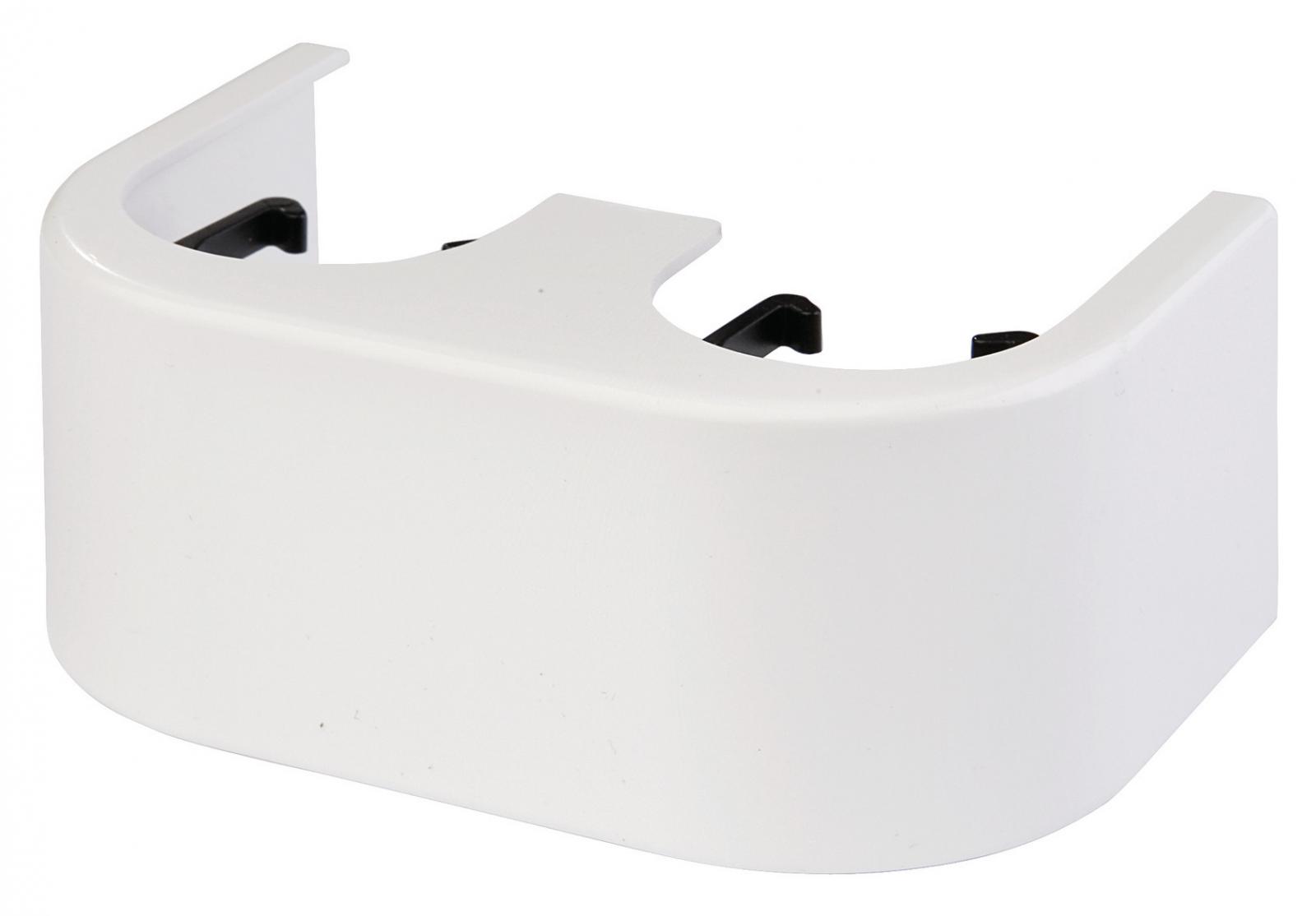 Simplex Designverkleidung für Hahnblock Eck, Kunststoff weiß F10094 - Bild 1