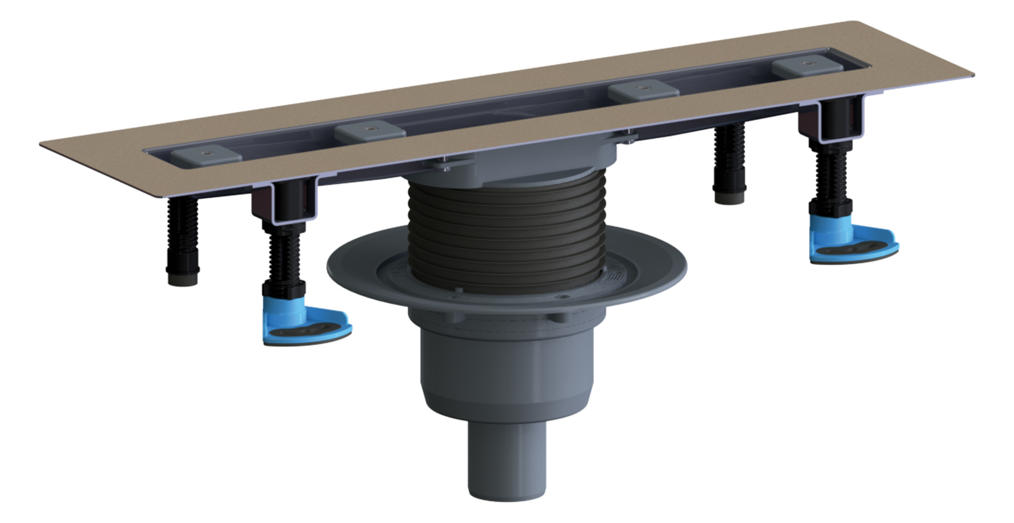 DALLMER Duschrinne CeraLine senkrecht F 500 mm DN 50, Fläche 521606 - Bild 1