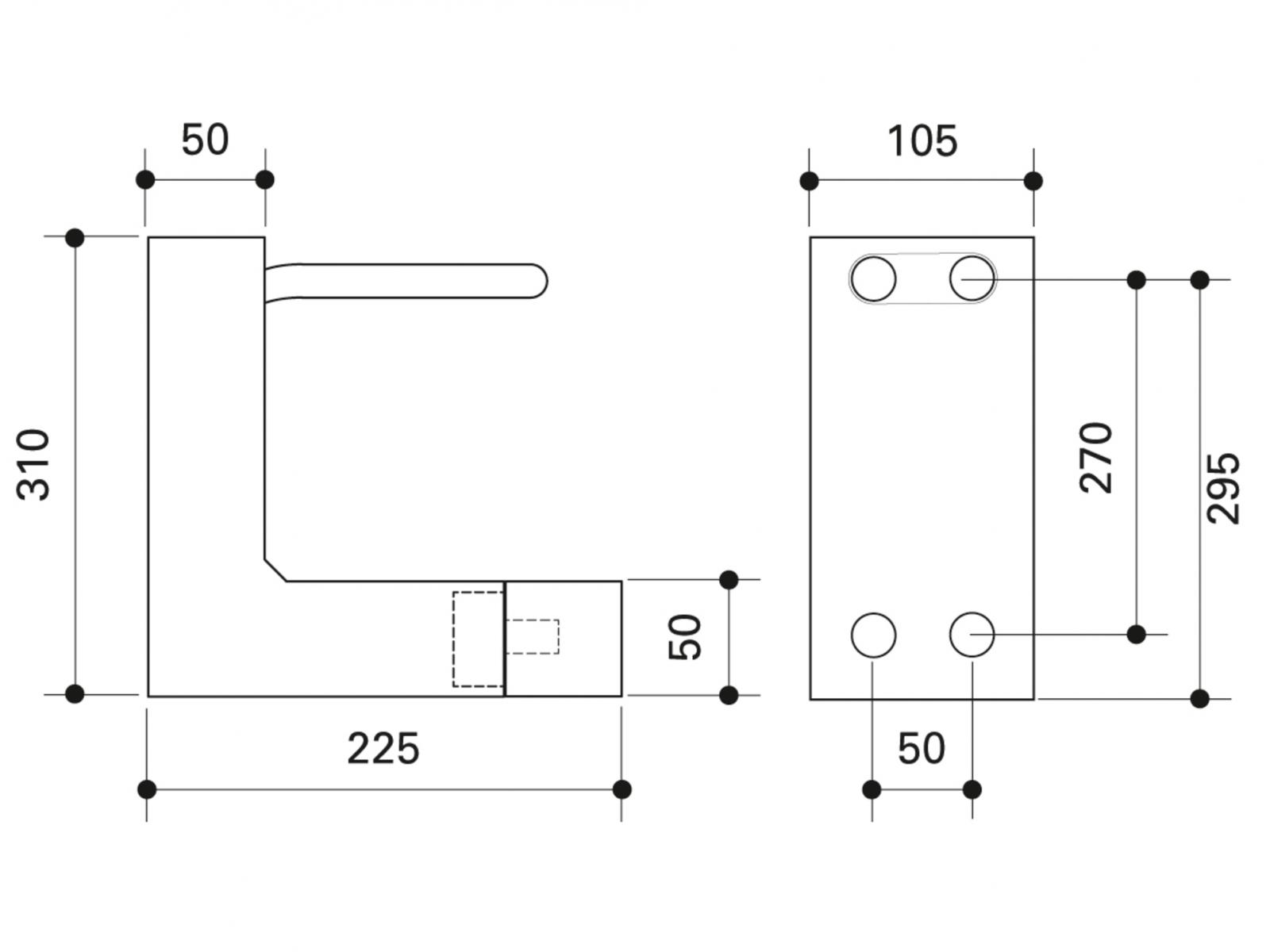 Heizkörperanschlussblock Alpex F50 Profi für Alpex F50 Profi Rohr 16x2.0mm H310mm 75900402 - Bild 2