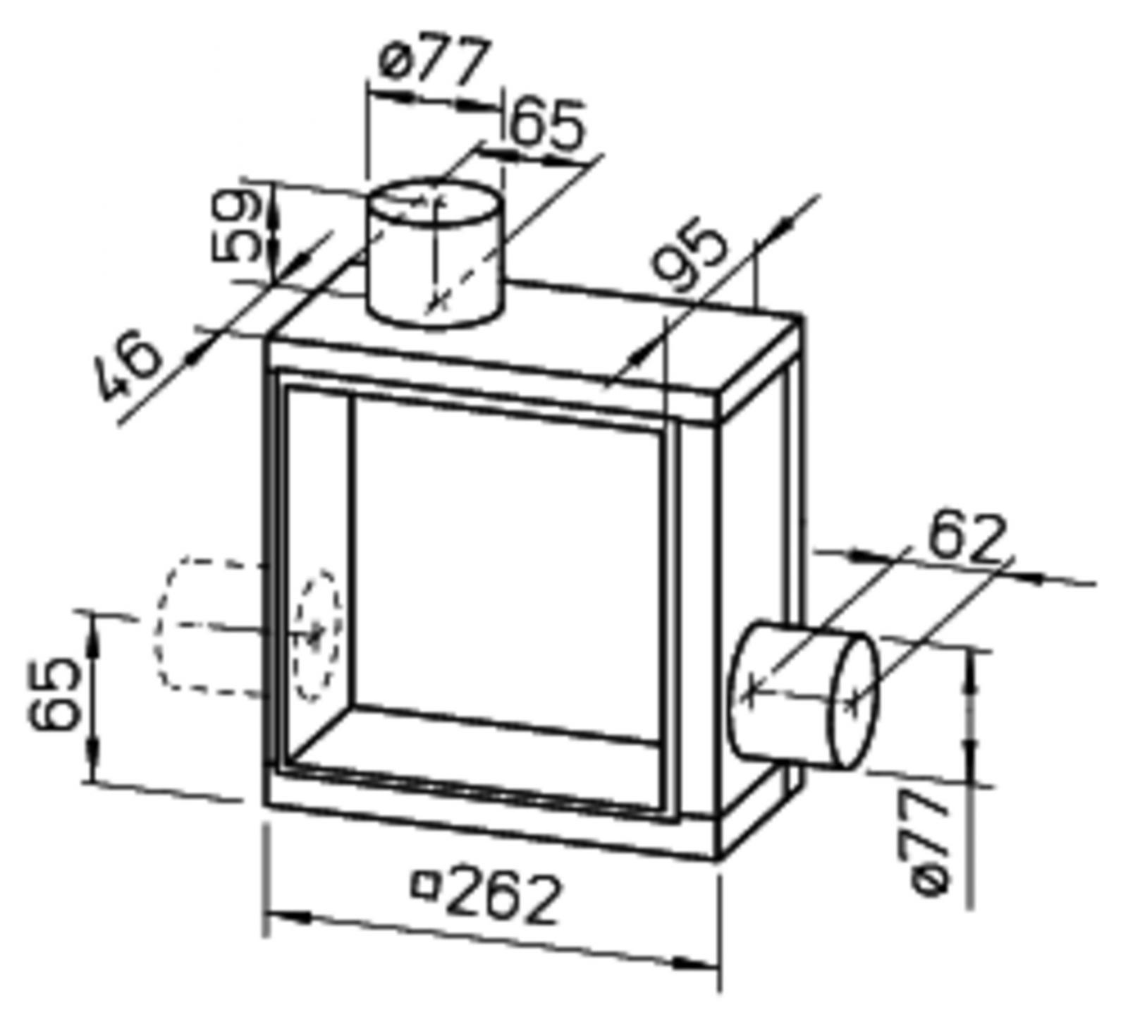 Helios Unterputz-Gehäuse ELS-GUBZR mit Brandschutzabsperrklappe Nr. 8117 - Bild 2