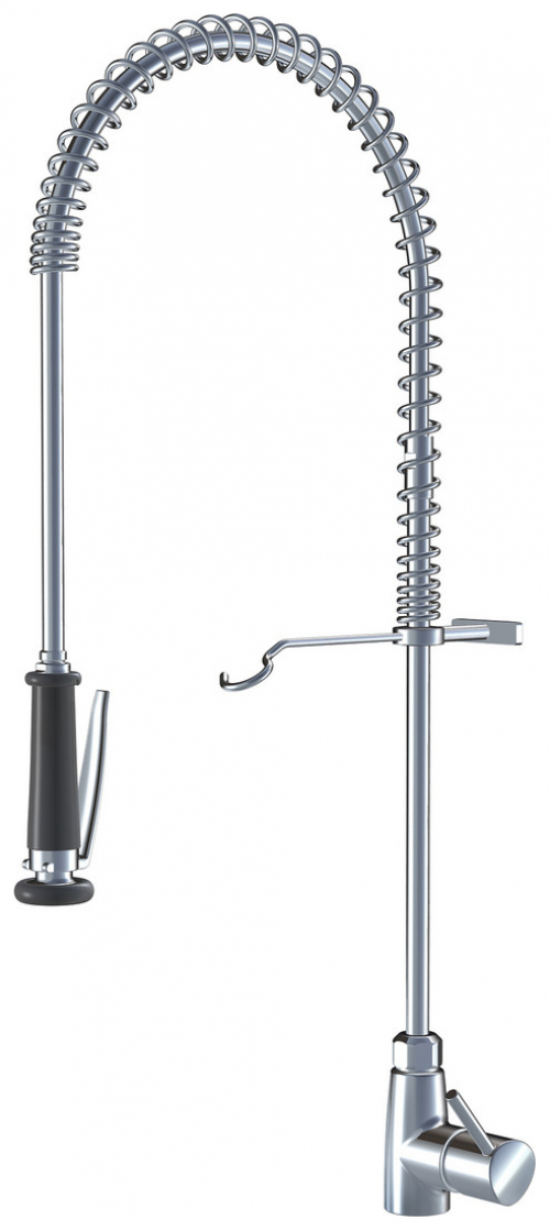 KWC GASTRO Geschirrwaschbrause Ganzchrom mit Hebelmischer 24.501.130.000 - Bild 1