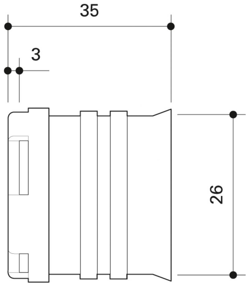 CONEL Connect MV2 Ersatzpresshülse 26 mm CCMVEP26N - Bild 2