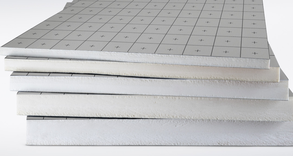 EMPUR Polyurethan-Hartschaumplatte (PIR) 40mm WLS 023 ALU-kaschiert (1200x600mm) Pack 7,2 m² - Bild 1