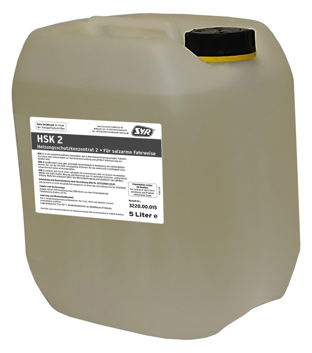 SYR Heizungsschutzkonzentrat HSK 2, Kanister 5 Liter coracon VE 9, 3220.00.015 - Bild 1