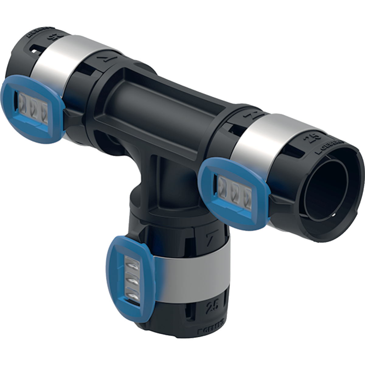 Geberit FlowFit T-Stück egal d=25mm PPSU 620.082.00.1 - Bild 1