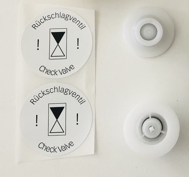 Brauchwassermischer Mischventil 1'' AG, Abgang unten, 35-65 °C, inklusive 2 Rückschlagventile - Bild 3