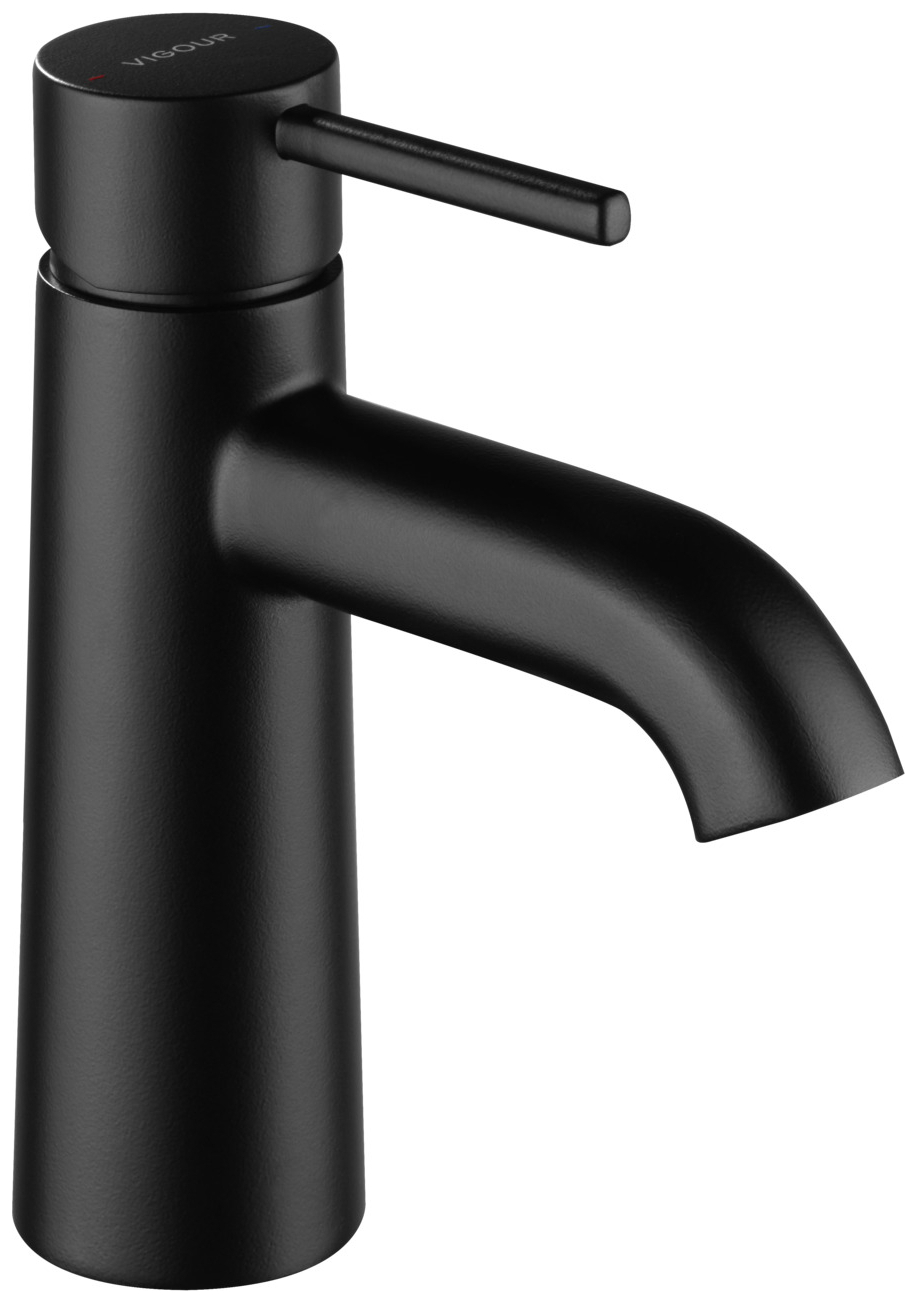 VIGOUR individual Waschtischbatterie GRACE ohne Ablaufgarnitur schwarzmatt - Bild 1