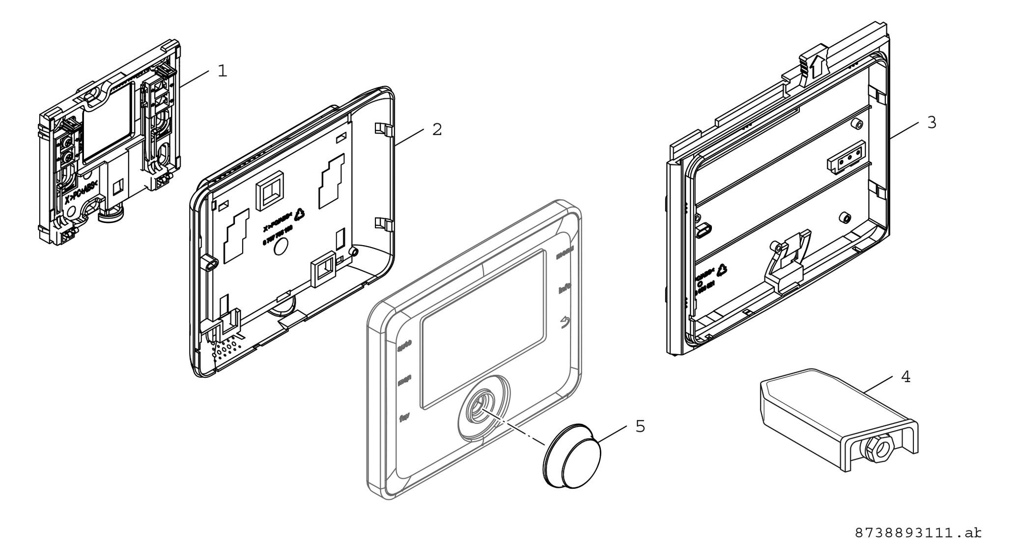 BOSCH außentemperaturgeführter Regler CW 400 für bis 4 Heizkreise und 2 WW-Ladekreise 7738114096 - Bild 2