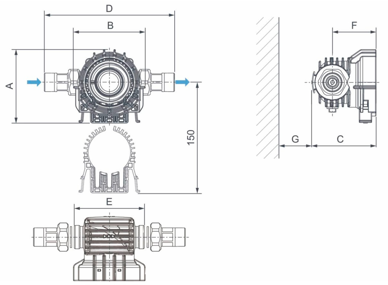 Grünbeck cliQlock-Basismodul DN 32, für pureliQ X-Baureihe und softliQ:SE - Bild 2