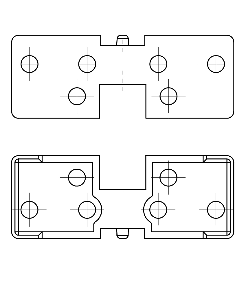 VIGOUR Wandhalterung PIA57/2 verchromt für Handtuchhalter DESHH45 und DESHH35 - Bild 3