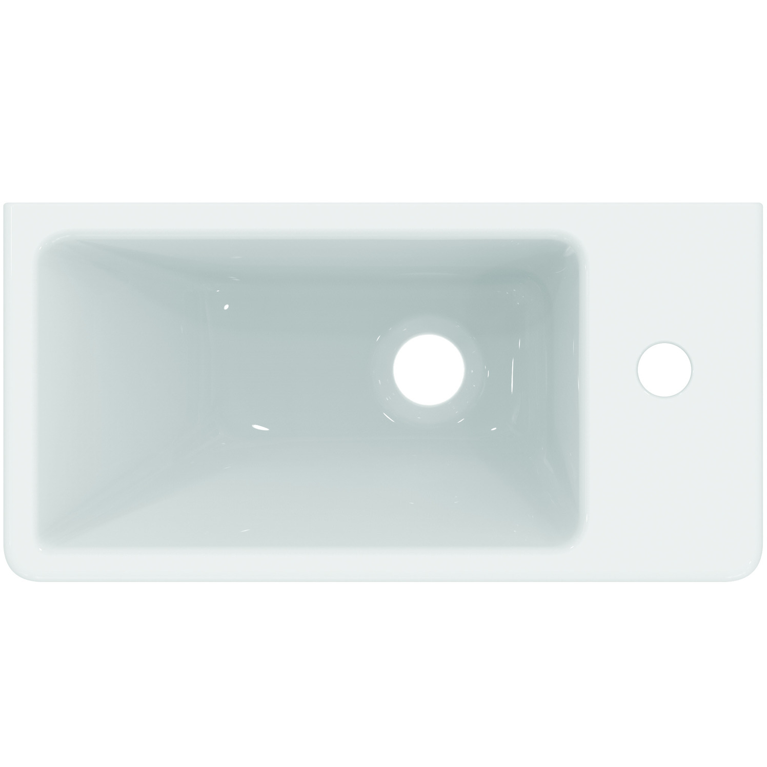 VIGOUR Möbel-Handwaschbecken derby V3 50x25cm