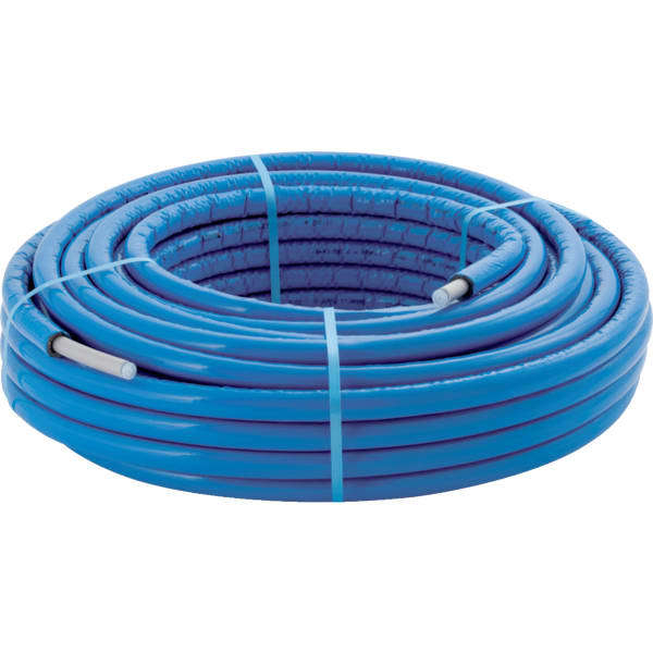 Geberit Systemrohr ML, rund vorgedämmt 13mm Rollenware d20, Länge=50m blau 619.141.002 - Bild 1