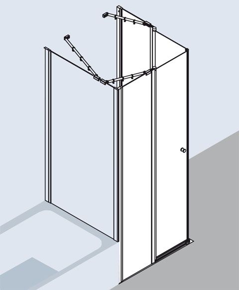 Kermi Eckeinstieg Ibiza 2000 EOR 09018 BV 870-890/1850 SIMG