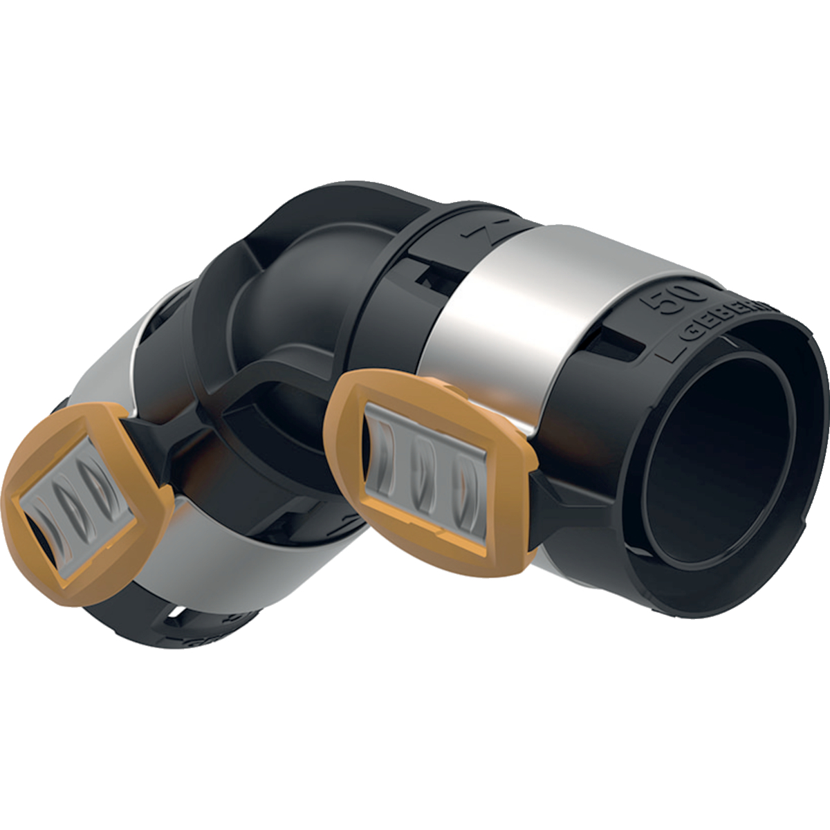 Geberit FlowFit Bogen 45 Grad d=50 mm PPSU 620.065.00.1 - Bild 1