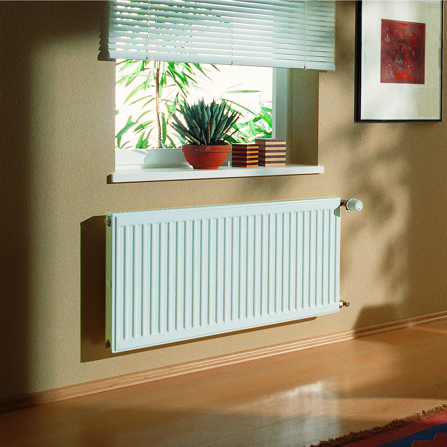 Kermi Flachheizkörper therm-x2 Profil-K Typ 22 500x1400mm Kompaktheizkörper inkl. Bohrkonsolenset