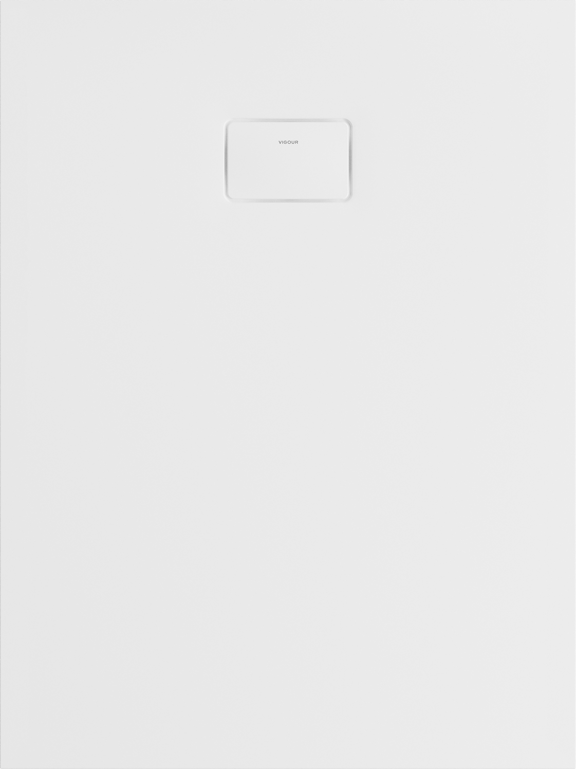 VIGOUR Duschwanne V3 Mineralguss 140x100x3,5cm mit Ablaufdeckel SafeStepPlus weiß matt