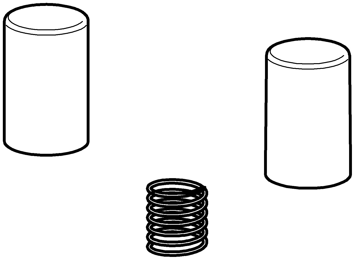 Druckknopf und Feder verchromt 44001726, für Unterputz-Umstellung Eichelberg,VIGOUR derby und Cosima - Bild 3