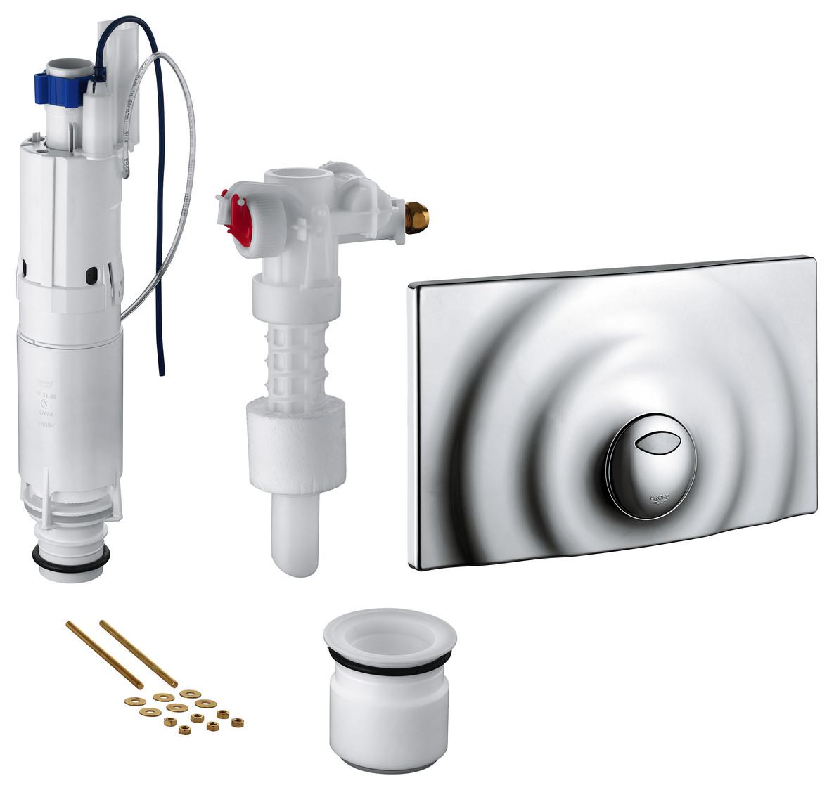 GROHE Umrüstset 38815 für 14 Liter Spülkasten chrom 38815000 - Bild 1