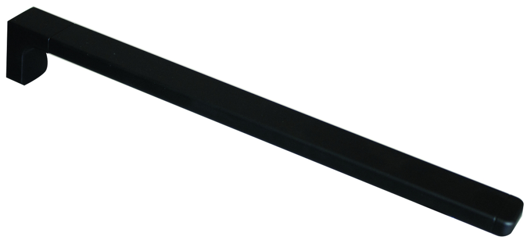 VIGOUR Handtuchhalter derby V3 350 mm 1-armig starr schwarzmatt