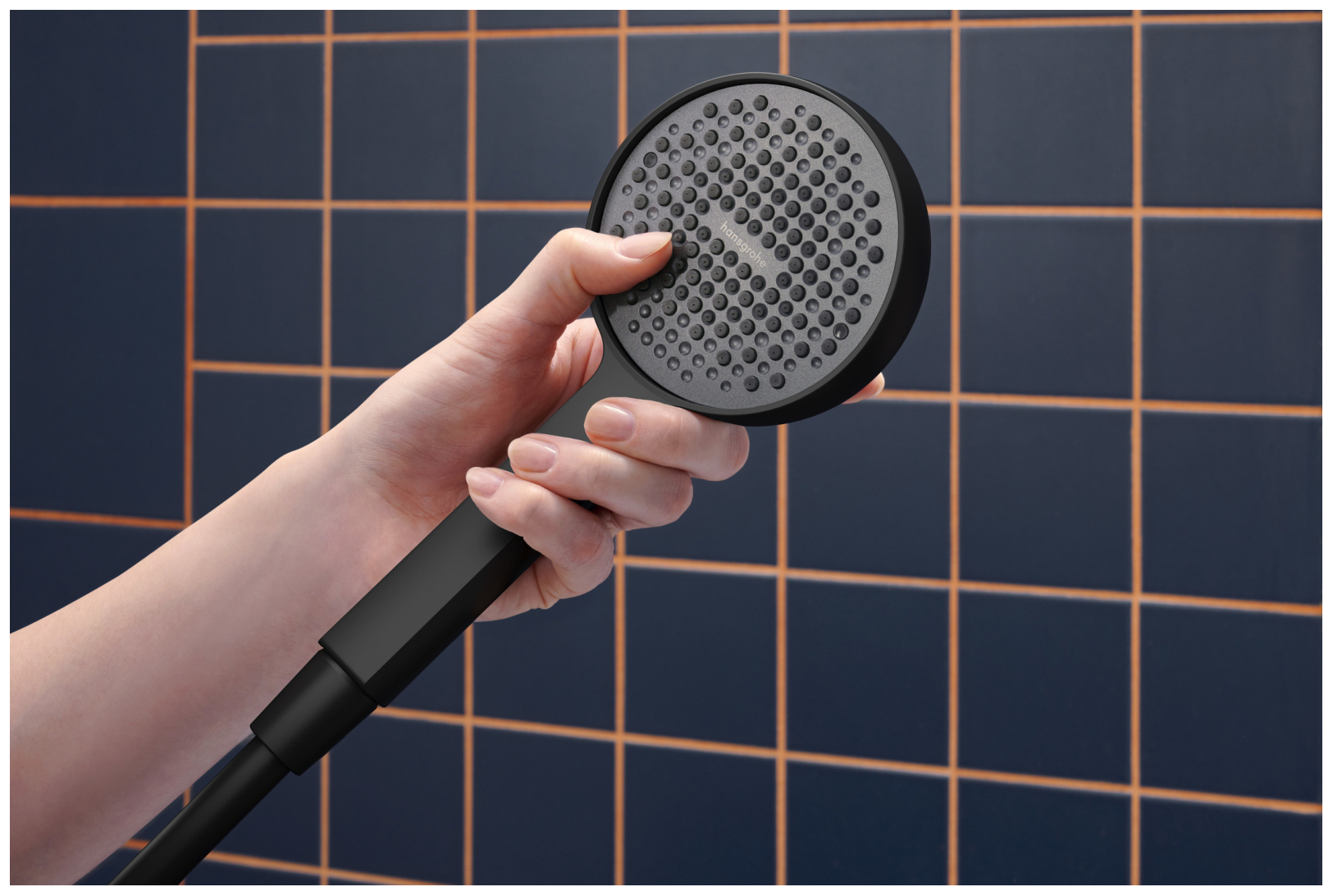 Hansgrohe Brauseset Activera S 95 1jet EcoSmart mit Brausestange Typ 95 matt schwarz