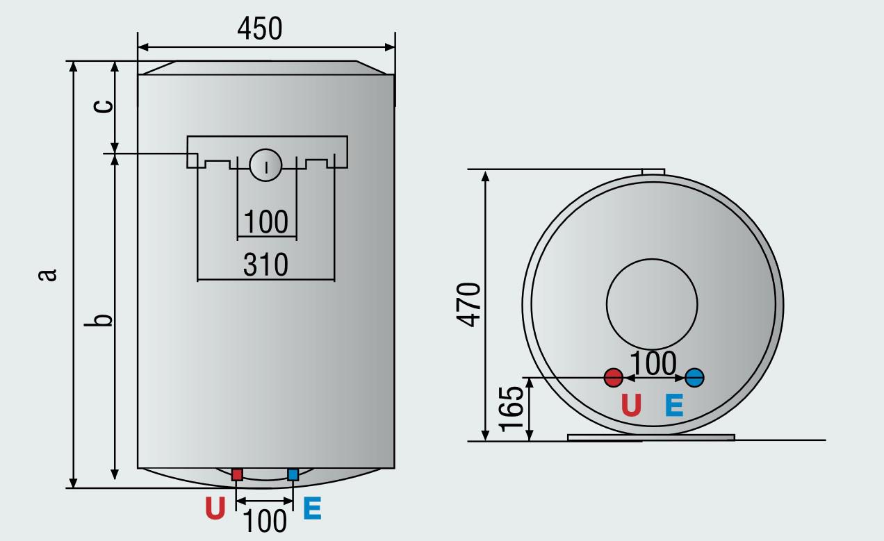 Ariston Warmwasserspeicher 80 Liter druckfest Lydos Eco 80 V EU, 1,8 KW, 230V, 3201887 - Bild 2