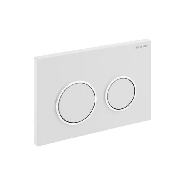Geberit Kappa21 Betätigungsplatte 2-Mengen weiß/hgl.verchromt/weiß 115.240.KJ.1 - Bild 1
