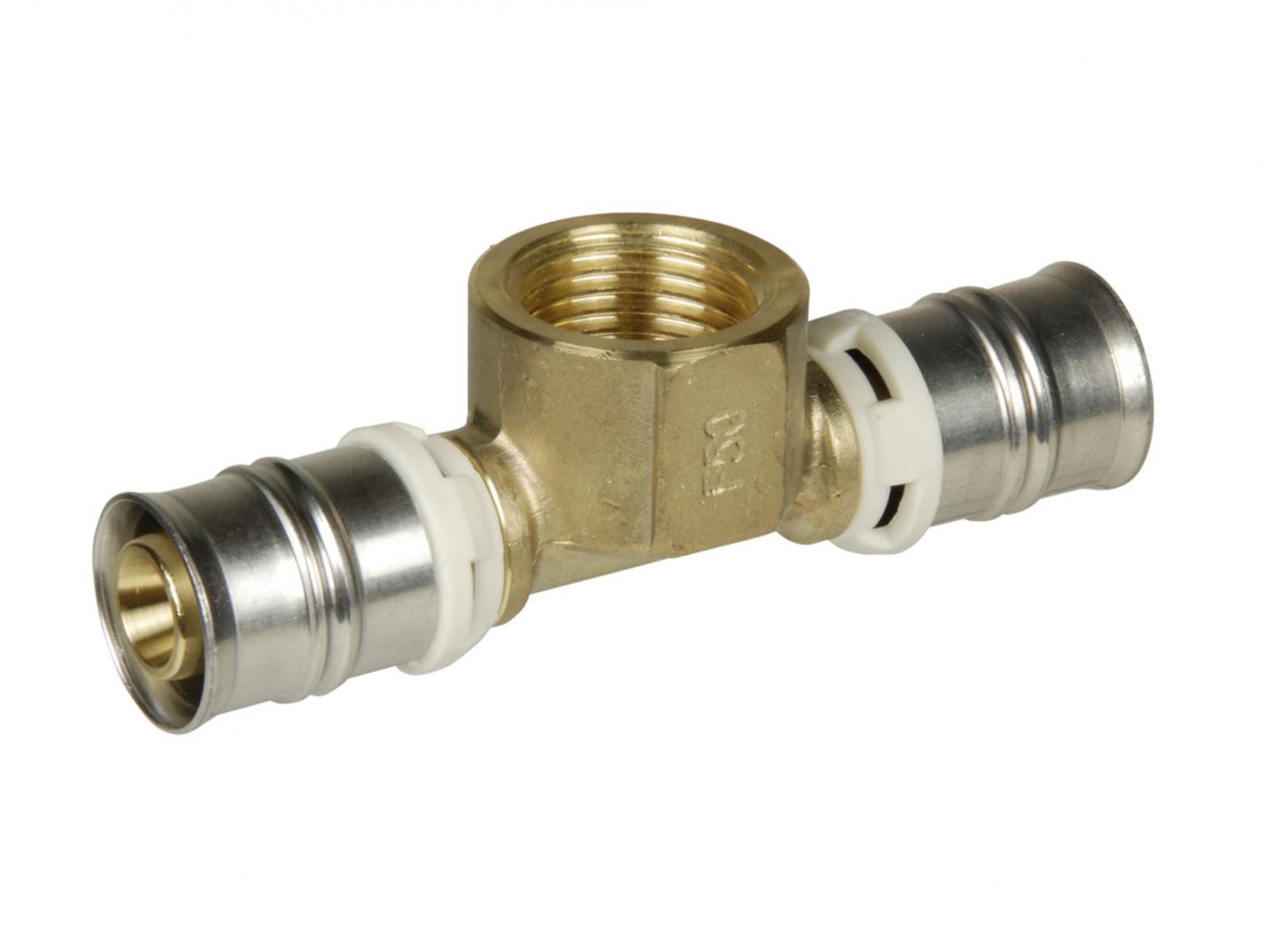 Übergangs-T-Stück Alpex F50 Profi 32mm x 1/2 IG x 32mm'' ALPUT3215I - Bild 1