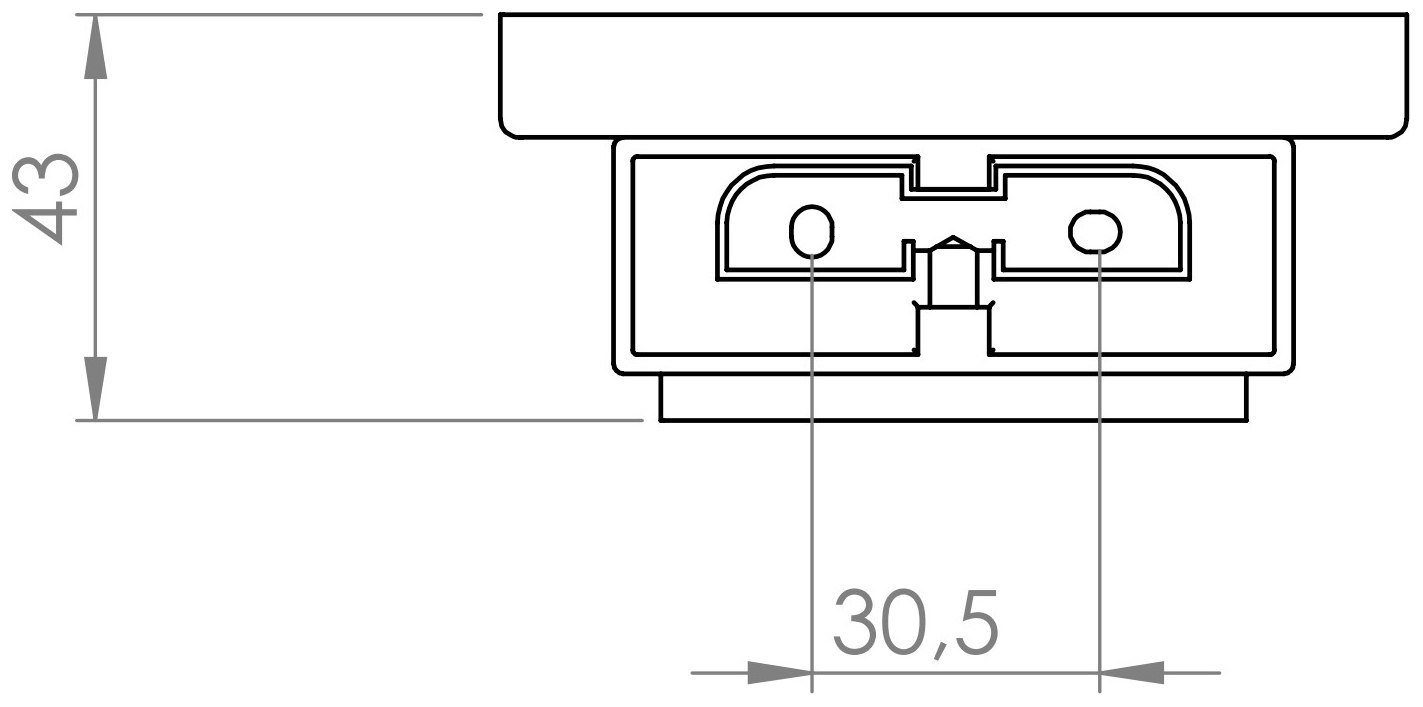 VIGOUR Seifenhalter derby V3 mit Glas schwarzmatt