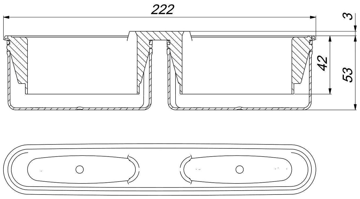 DALLMER Geruchverschluss Ersatzteil 535511, für Ablaufgehäuse DallFlex Plan und CeraFlex Plan