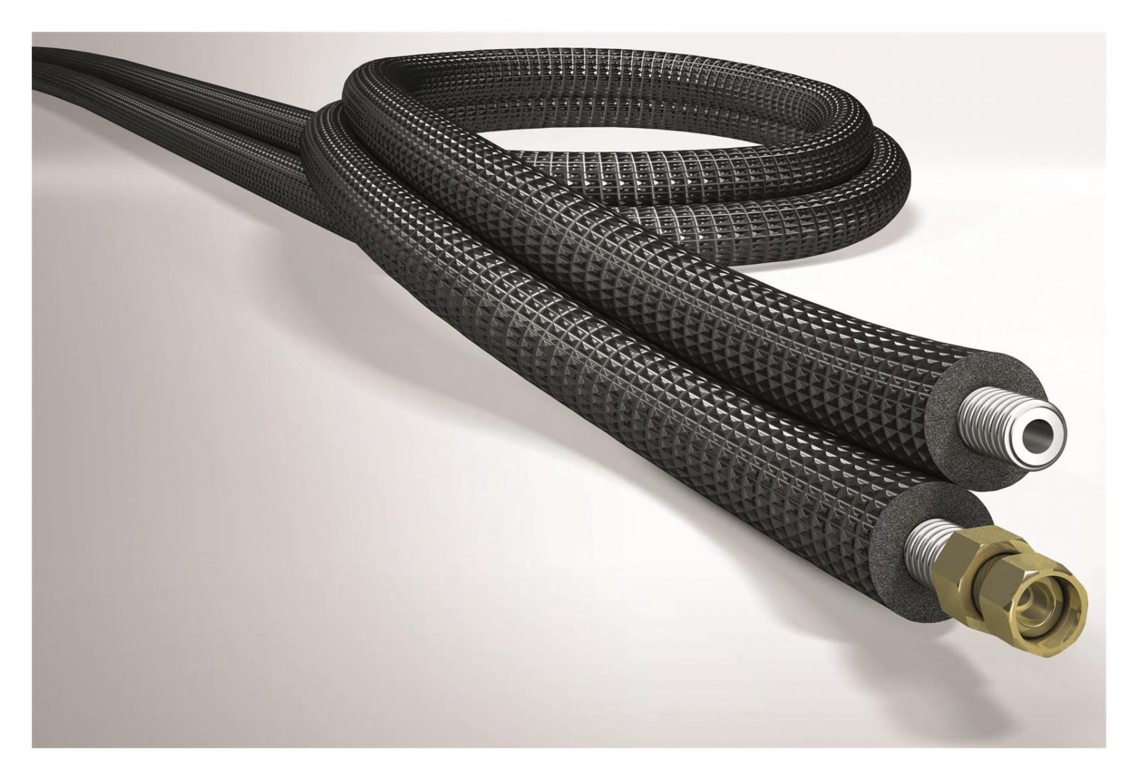 Armaflex Duosolar VA Edelstahlwellrohr DN 20 vorisoliert L 15 m auf Ring SO-DV-14X20/E15