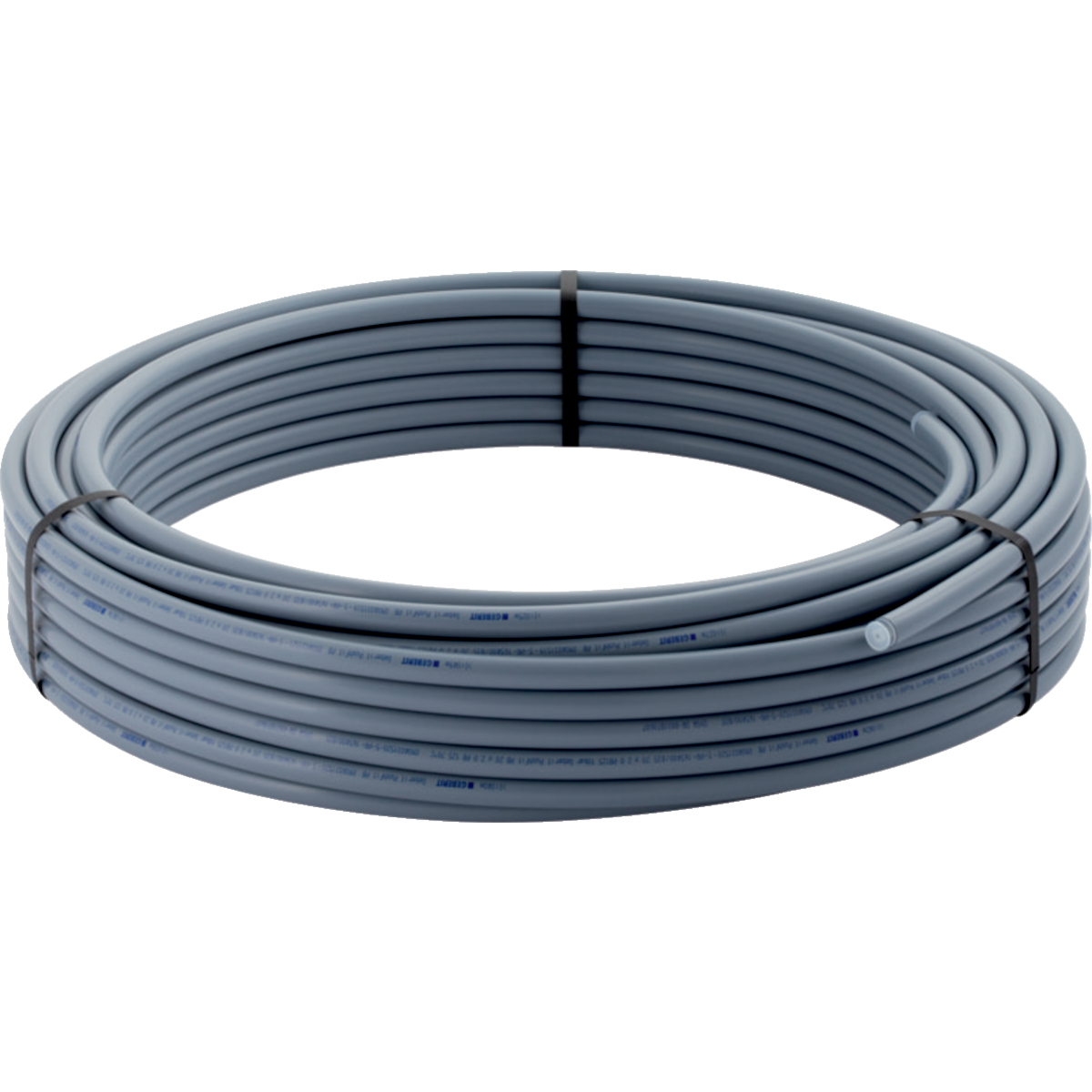 Geberit FlowFit Systemrohr PB d=16x2mm Rolle=50m grau 619.190.00.1 - Bild 1