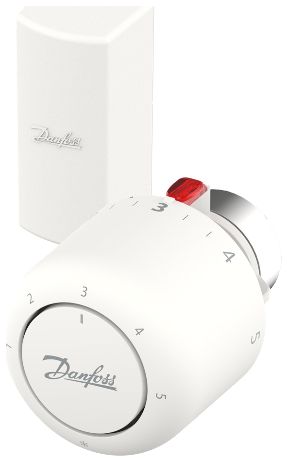 Danfoss Thermostatkopf Aero RA/VL, Gas, Fühler, 7-28°C, mit Fernfühler 0-2m, Frostschutzfunktion