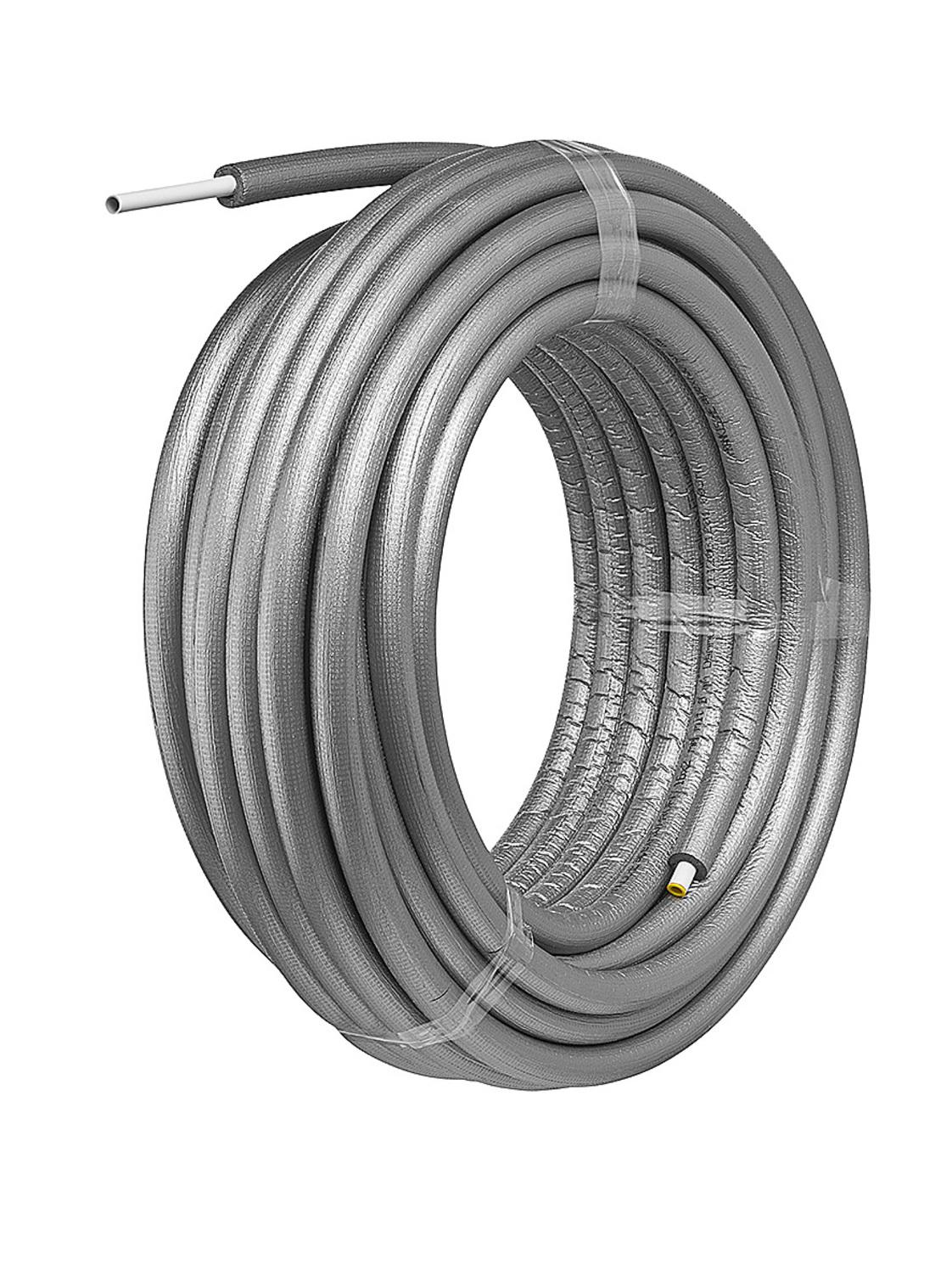 Rohr Alpex F50 Profi 16x2mm vorgedämmt 9mm weiss im Ring je 50m ALPR916 - Bild 1