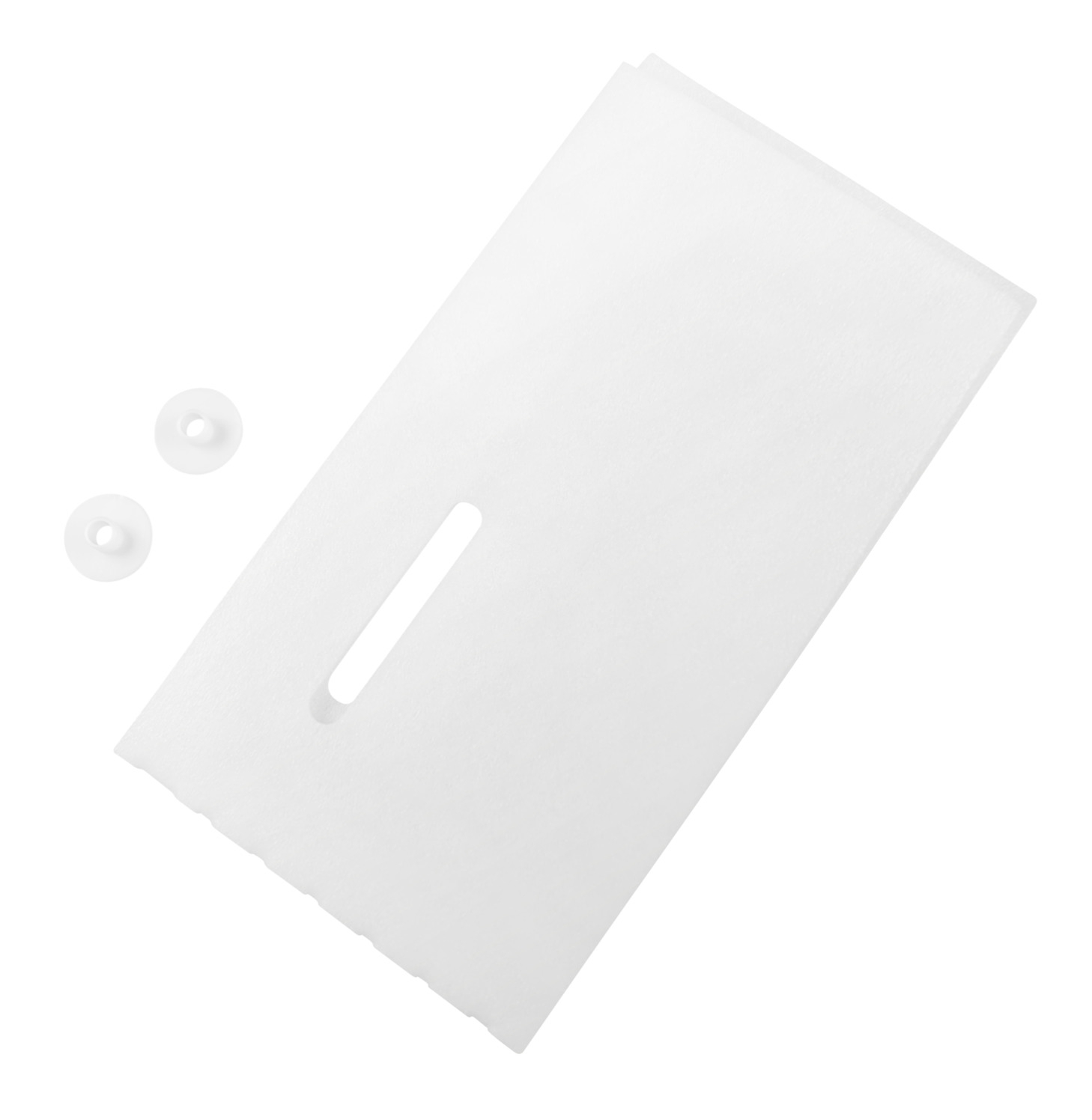 Montageset für Waschtisch bis 60 cm, mit geringem Schallschutz - Bild 1