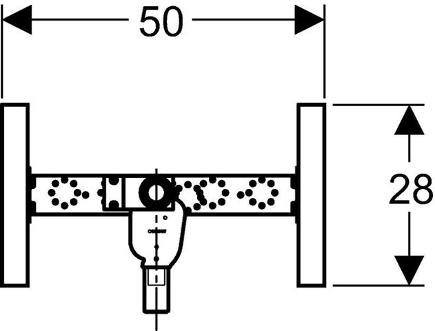 Geberit Duofix Traverse für Waschmaschine 111.778.00.1