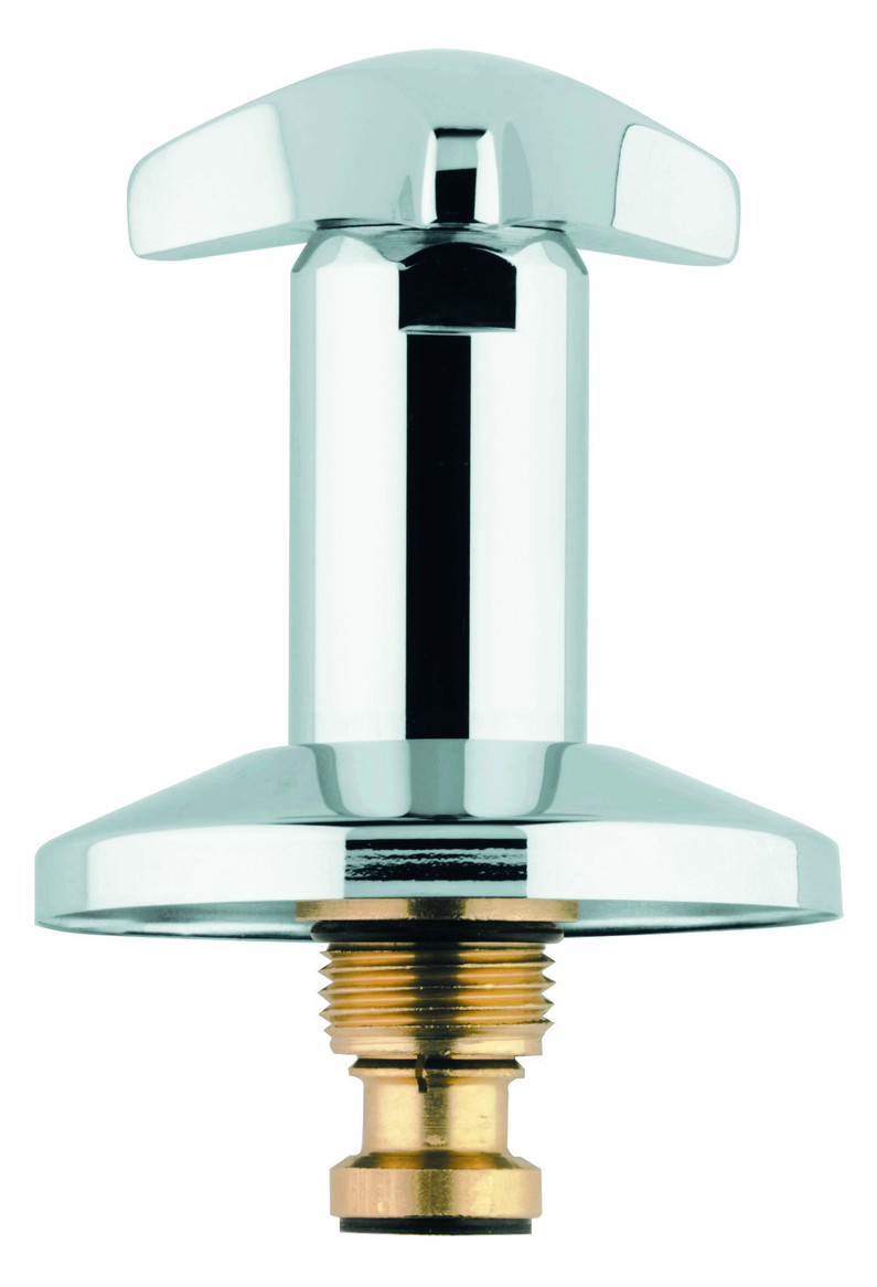 GROHE Oberteil Trecorn Griff Markierung rot 1/2'' chrom 11502000 - Bild 1